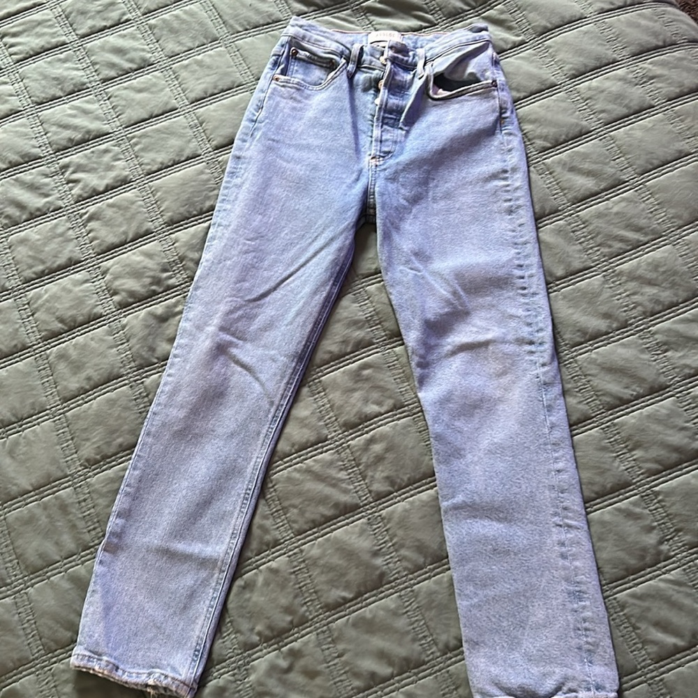 AGOLDE Riley High Rise Straight Crop Jeans - Picture 2 of 5